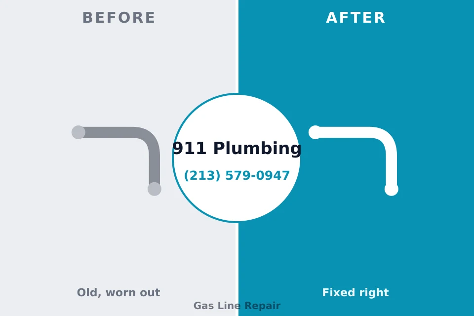 Before and after: plumbing company Hamilton College, NY